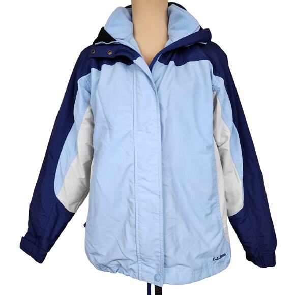 Vintage L.L. Bean Blue Medium Winter Jacket - Picture 1 of 5